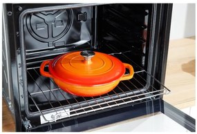 Silvercrest®  Liatinová servírovacia panvica, 2,4 l (oranžová)  (100393065)