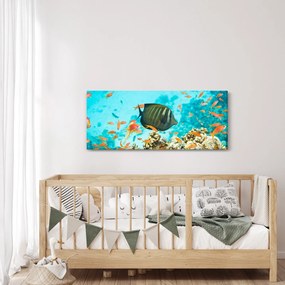 Obraz podmorského sveta (120x50 cm)