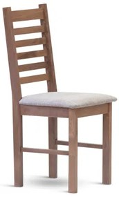 Stima stolička NORA s čalúneným sedákom Odtieň: Dub Vintage, Látka: LUIS grigio 17