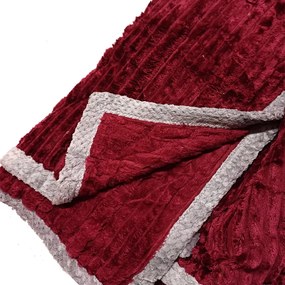 Hrejivá deka Homa KERNA BURGUNDY
