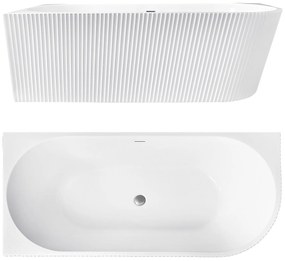 Rea Wenus, akrylová rohová vaňa 1700x800x575 mm, ľavá, biela, REA-W0129