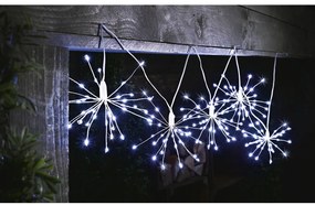 LIVARNO home Svetelná reťaz, 200 LED (5x púpava, studená biela) (100367144)