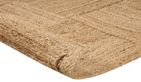 Jutový koberec 160 x 230 cm béžový ESENTEPE Beliani
