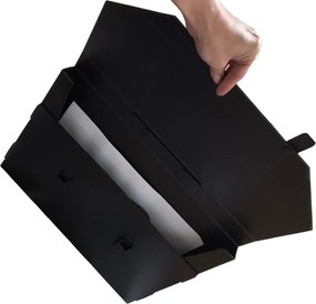 MAPAC Pevná zložka na obrazy a dokumentáciu, čierny kufrík POLYCASE - A3