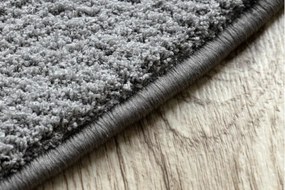 Koberec kruh VELVET MICRO sivý 90