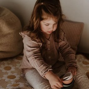 Silikónové stohovacie poháre, zemité