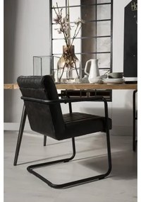 Křeslo Stitched dark grey Dutchbone 1200118