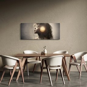 Obraz - Sila hudby (120x50 cm)