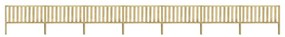 Záhradný plot, impregnovaná borovica 12,38x1,3 m 3054533