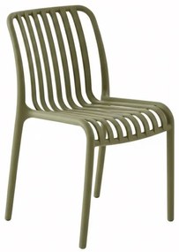 Plastová stolička TREGO, zelená