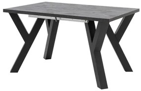 Rozkladací stôl PIER tmavý betón