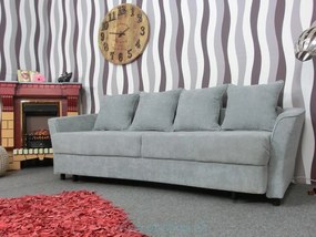 (1708) AURORA CHILLOUT - Rozkladacia veľká pohovka šedá
