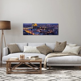Obraz - Katedrála sv. Petra a Pavla, Brno, Česká Republika (s hodinami) (90x30 cm)