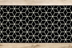 Behúň BCF BASE Cube 3956 čierny / slonia kosť