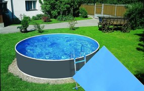 Planet Pool 30744 Náhradná bazénová fólia Blue pre bazén priemer 3,6 x 1,2 m