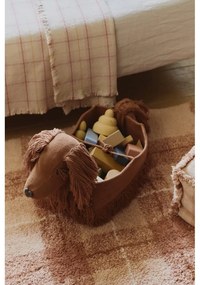 Svetloružový bavlnený detský pléd 140x200 cm Tartan Rose – Lorena Canals