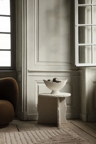 ferm Living Misa na ovocie Fountain kamenina biela 41 x 24 cm