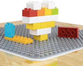 Detský stôl Olaf Blocks biely s dvoma stoličkami