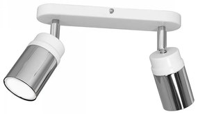 Bodové svietidlo NEST 2xGU10/8W/230V biela/chróm