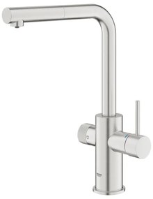 GROHE 30601DC0 - Drezová batéria BLUE PURE s vysúvacou sprchou, nerez