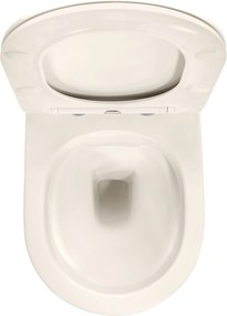 Závesná WC misa so SoftClose sedadlom REA Mini Carlo, Ecru