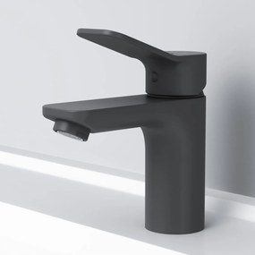 Umývadlová batéria AM.PM X-Joy FXA82122 jednopáková s odtokovým ventilom, čierna