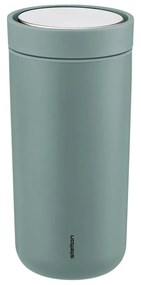 Stelton Termohrnček Go Click 0,4l dusty green