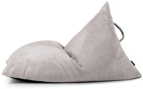 Svetlosivý menčestrový detský sedací vak Razzy – SLOWDOWN