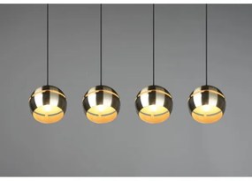 Trio - Luster na lanku FLETCHER 4xE14/40W/230V mosadz