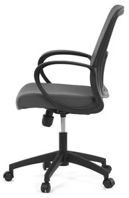AUTRONIC Kancelárska stolička, hojdací mechanizmus, šedá sieťovina, KA-S3015 GREY