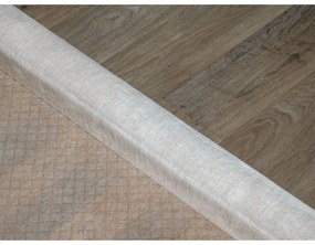 Béžová zamatová čalúnená dvojlôžková posteľ s úložným priestorom s roštom 160x200 cm Jade - Bobochic Paris