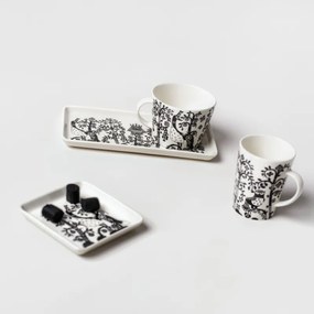 Šálka s podšálkou Taika 0,3l, čierna