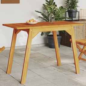 Záhradný jedálenský stôl 110x56x75 cm, akáciový masív 366372