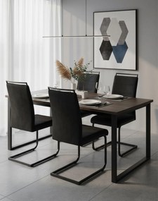 Stolička H-441 Velvet čierna