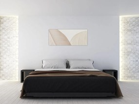 Obraz - Texturované listy (120x50 cm)