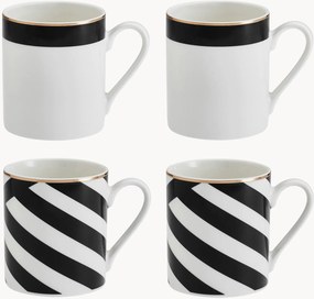 Hrnčeky Luxe Deco, 4 ks
