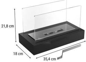 Kratki GALINA/TUV - BIO krb GALINA 21,8x35,4 cm 1kW čierna