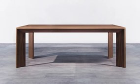 Elegantný jedálenský stôl SWORD 210 cm - buk tmavý orech