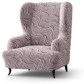 Bielastické poťahy BRILLANTE hnedé kreslo ušiak (š. 60 - 110 cm)