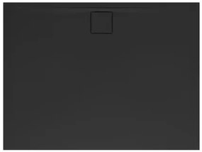 Sprchová vanička obdĺžniková SAT Vision 120x80 cm liaty mramor čierna SATSVVI12080C