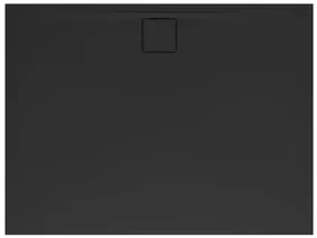 Sprchová vanička obdĺžniková SAT Vision 120x80 cm liaty mramor čierna SATSVVI12080C