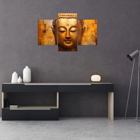 Obraz - Budha, olejomaľba (90x60 cm)