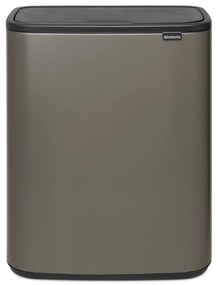 Sivý dotykový oceľový odpadkový kôš 60 l Bo Touch Bin – Brabantia
