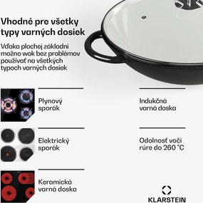 Klarstein Jersey Wok - čierny