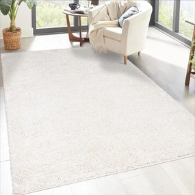 Dekorstudio Shaggy koberec CITY 500 krémový Rozmer koberca: 100x200cm