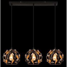 Globo 15759-3H - Závesný luster MIKA na lanku 3xE27/40W/230V