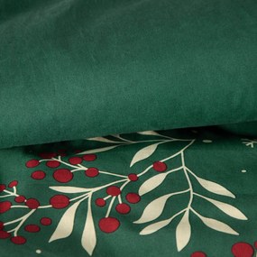 VIANOČNÉ RENFORCÉ OBLIEČKY CRISTIAN 160X200 CM, 2 KS 70X80 CM VZOROVANÉ