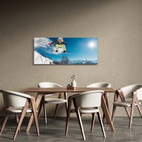 Obraz - Snowboardista (120x50 cm)
