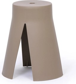 Plastová stolička RIKO, hnedá