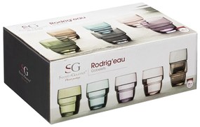 Sklenený pohár na vodu Colors 280 ml sada 6ks